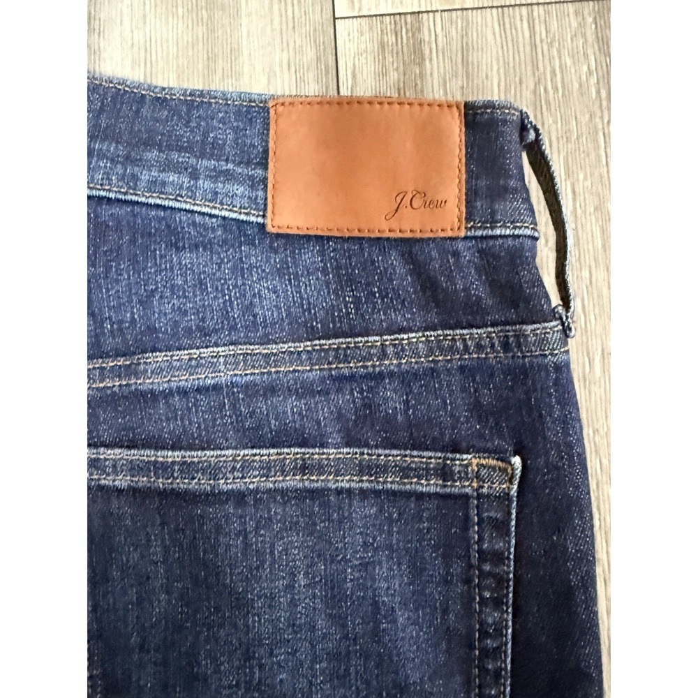 J.Crew Denim Women's Sz 26 Blue Billie Demi Boot Cut Crop Button Fly Jeans - Picture 4 of 7